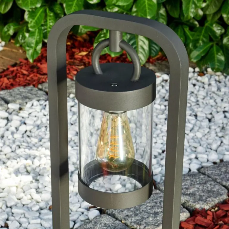 Borne lumineuse Fulham Anthracite, 1 lumière
