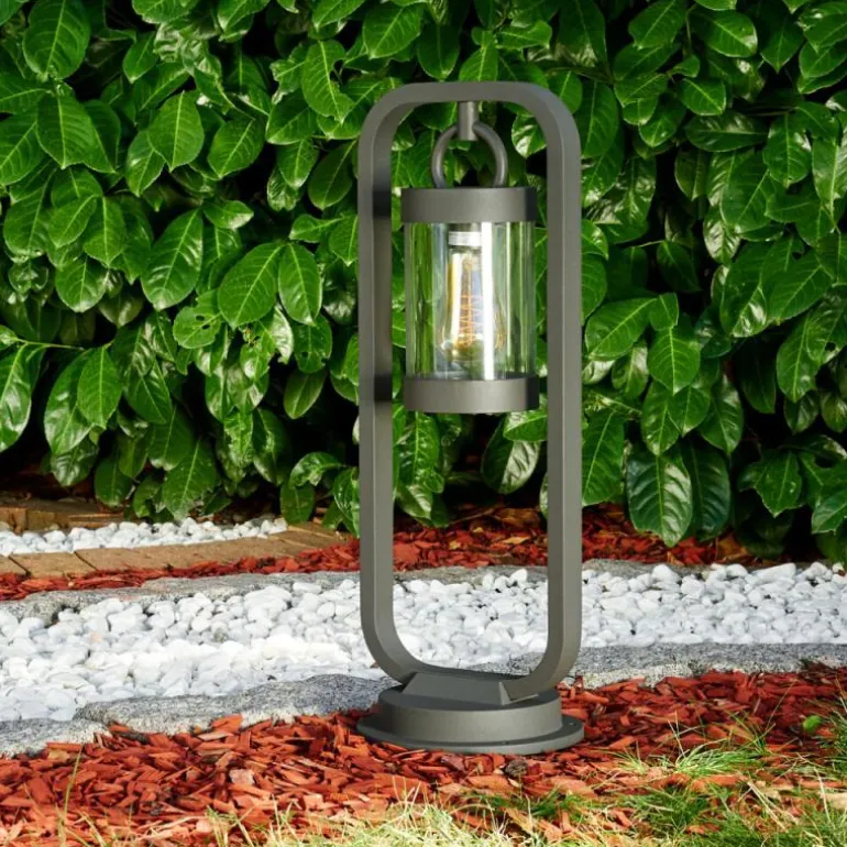 Borne lumineuse Fulham Anthracite, 1 lumière