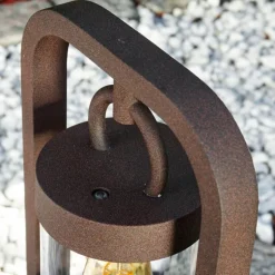 Borne lumineuse Fulham Rouille, 1 lumière