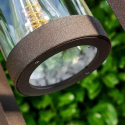 Borne lumineuse Fulham Rouille, 1 lumière