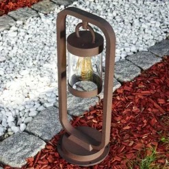 Borne lumineuse Fulham Rouille, 1 lumière