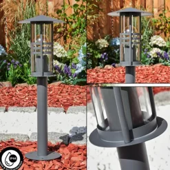 Borne lumineuse Fushun Anthracite, 1 lumière