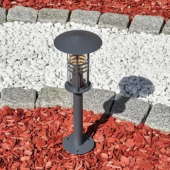 Borne lumineuse Fushun Anthracite, 1 lumière