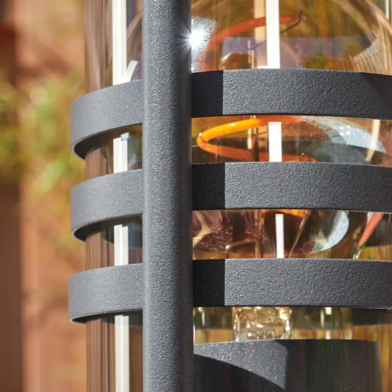 Borne lumineuse Fushun Anthracite, 1 lumière