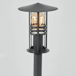 Borne lumineuse Fushun Anthracite, 1 lumière