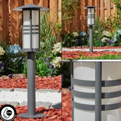 Borne lumineuse Fushun Anthracite, 1 lumière