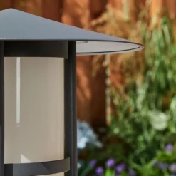 Borne lumineuse Fushun Anthracite, 1 lumière
