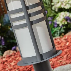 Borne lumineuse Fushun Anthracite, 1 lumière