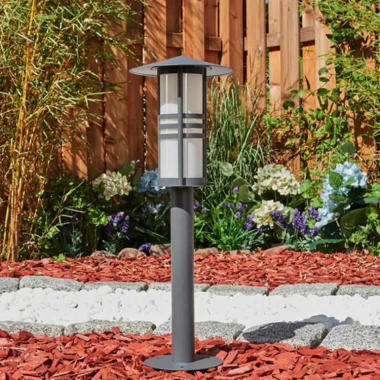 Borne lumineuse Fushun Anthracite, 1 lumière