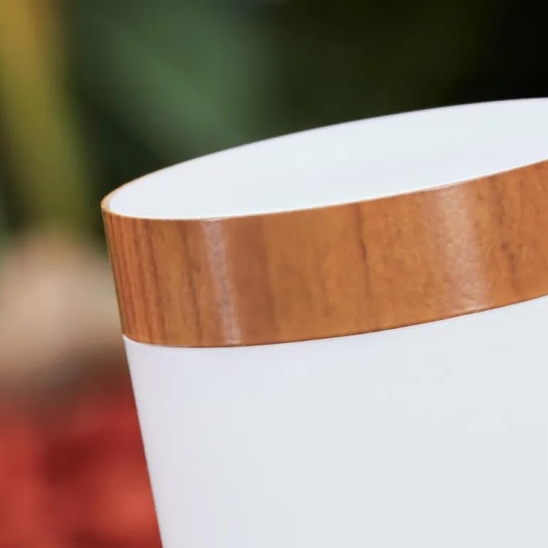 Borne lumineuse Gabarone Brun, Couleur bois, 1 lumière
