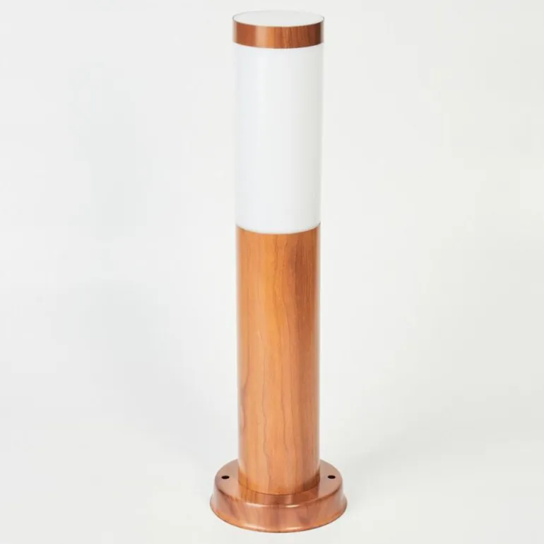 Borne lumineuse Gabarone Brun, Couleur bois, 1 lumière