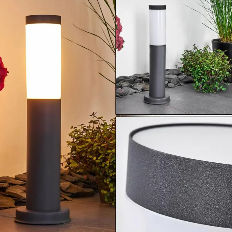 Borne lumineuse Gaborone Anthracite, 1 lumière