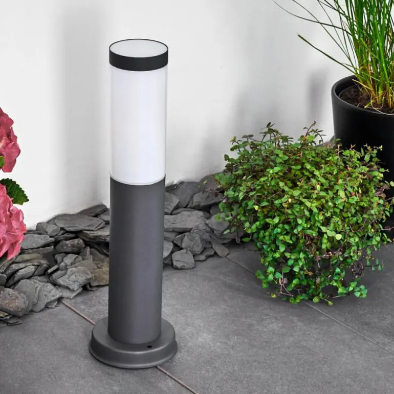 Borne lumineuse Gaborone Anthracite, 1 lumière