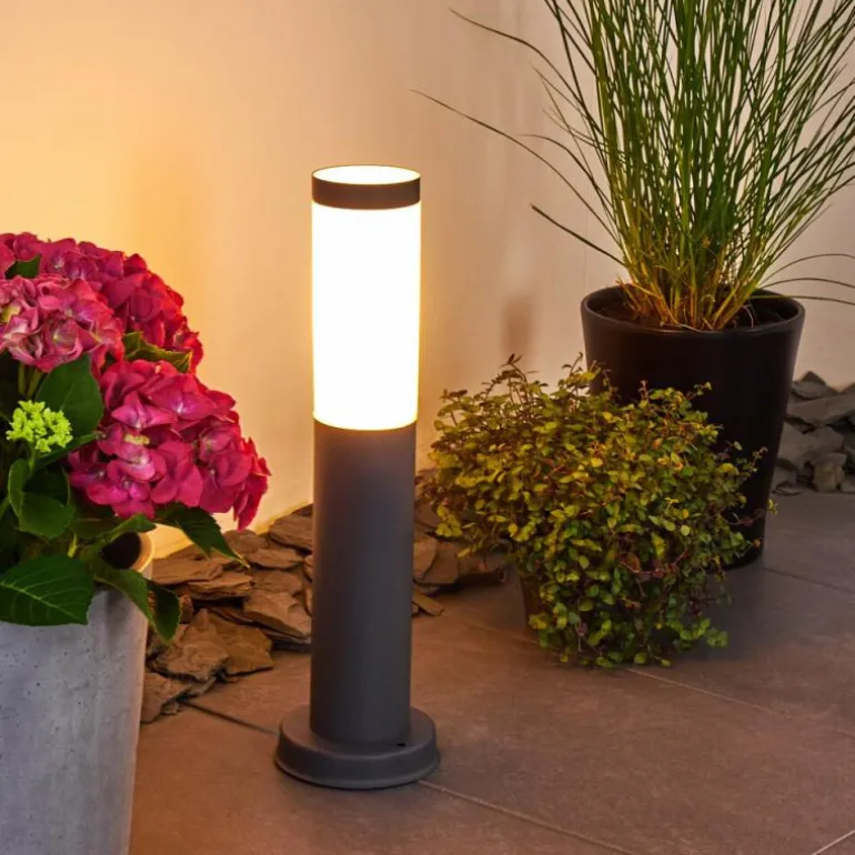 Borne lumineuse Gaborone Anthracite, 1 lumière