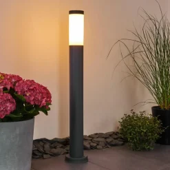 Borne lumineuse Gaborone Anthracite, 1 lumière