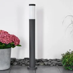 Borne lumineuse Gaborone Anthracite, 1 lumière