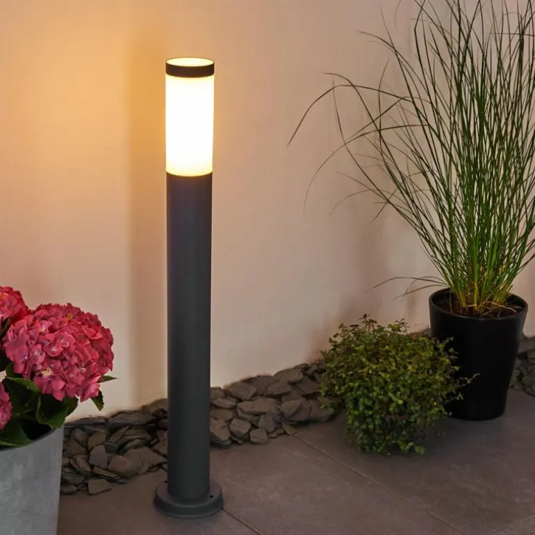 Borne lumineuse Gaborone Anthracite, 1 lumière