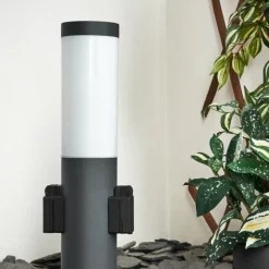 Borne lumineuse Gaborone Anthracite, 1 lumière