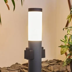 Borne lumineuse Gaborone Anthracite, 1 lumière