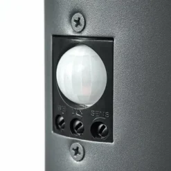 Borne lumineuse Gaborone Anthracite, 1 lumière, Détecteur de mouvement