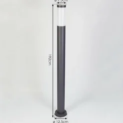 Borne lumineuse Gaborone Anthracite, 1 lumière