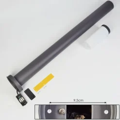 Borne lumineuse Gaborone Anthracite, 1 lumière