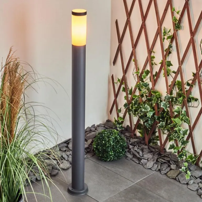 Borne lumineuse Gaborone Anthracite, 1 lumière