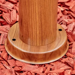 Borne lumineuse Gaborone Brun, Couleur bois, 1 lumière