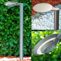 Borne lumineuse GAKONA LED Gris, 1 lumière