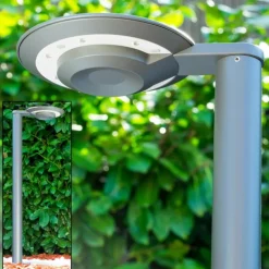 Borne lumineuse GAKONA LED Gris, 1 lumière