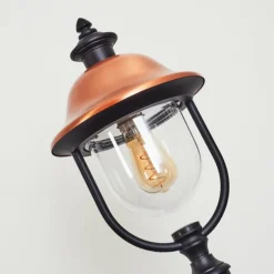Borne lumineuse Gascon Noir, 1 lumière