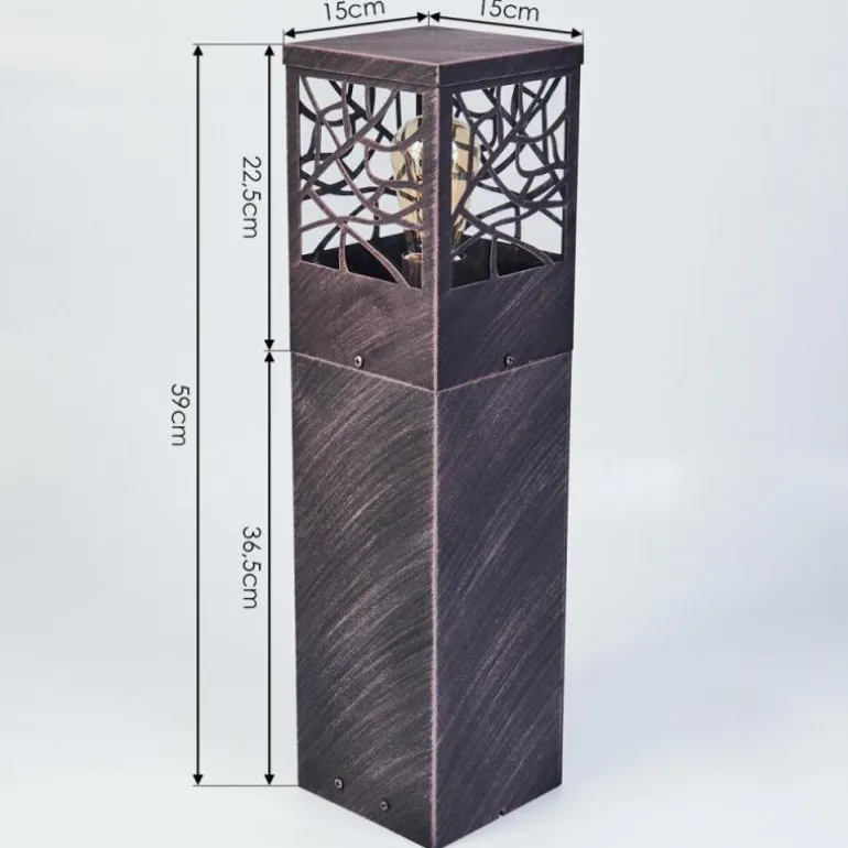Borne lumineuse Geroboti Rouille, 1 lumière