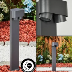 Borne lumineuse Guampacha Anthracite, 2 lumières