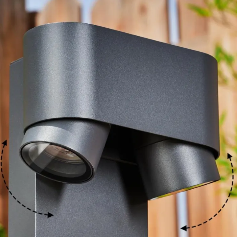 Borne lumineuse Guampacha Anthracite, 2 lumières