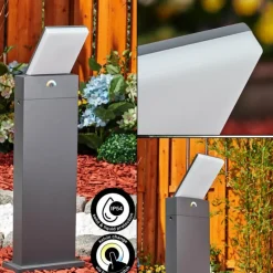 Borne lumineuse Heraklion LED Anthracite, 1 lumière