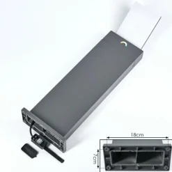 Borne lumineuse Heraklion LED Anthracite, 1 lumière
