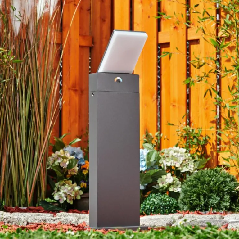 Borne lumineuse Heraklion LED Anthracite, 1 lumière