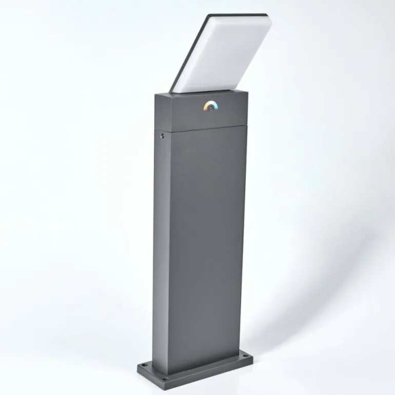 Borne lumineuse Heraklion LED Anthracite, 1 lumière