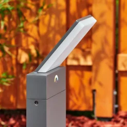 Borne lumineuse Heraklion LED Anthracite, 1 lumière