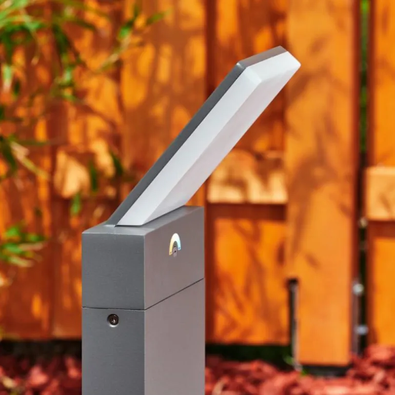 Borne lumineuse Heraklion LED Anthracite, 1 lumière
