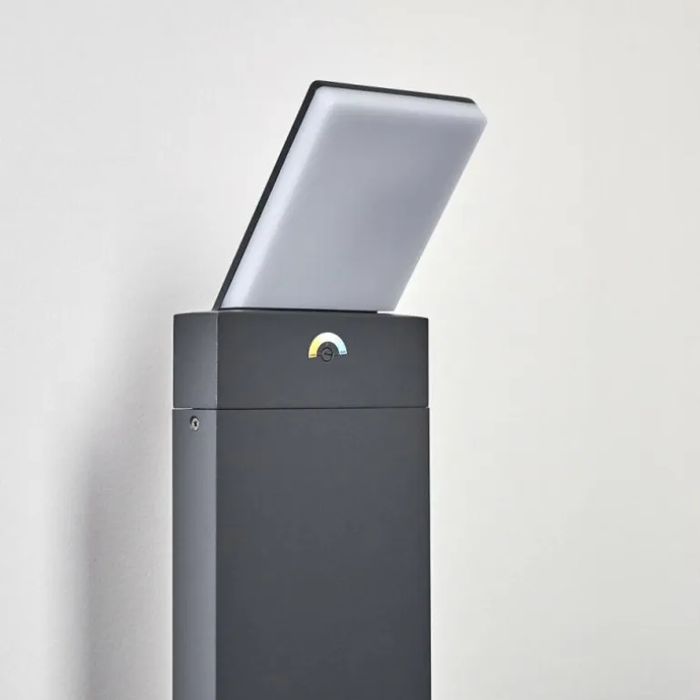 Borne lumineuse Heraklion LED Anthracite, 1 lumière