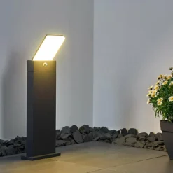 Borne lumineuse Heraklion LED Anthracite, 1 lumière