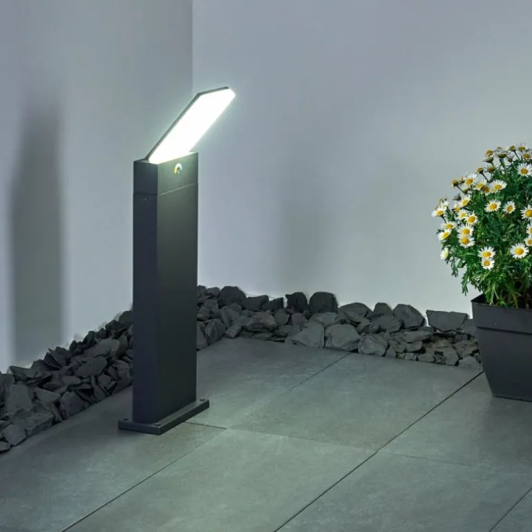 Borne lumineuse Heraklion LED Anthracite, 1 lumière