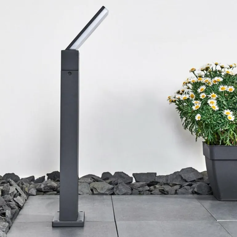 Borne lumineuse Heraklion LED Anthracite, 1 lumière