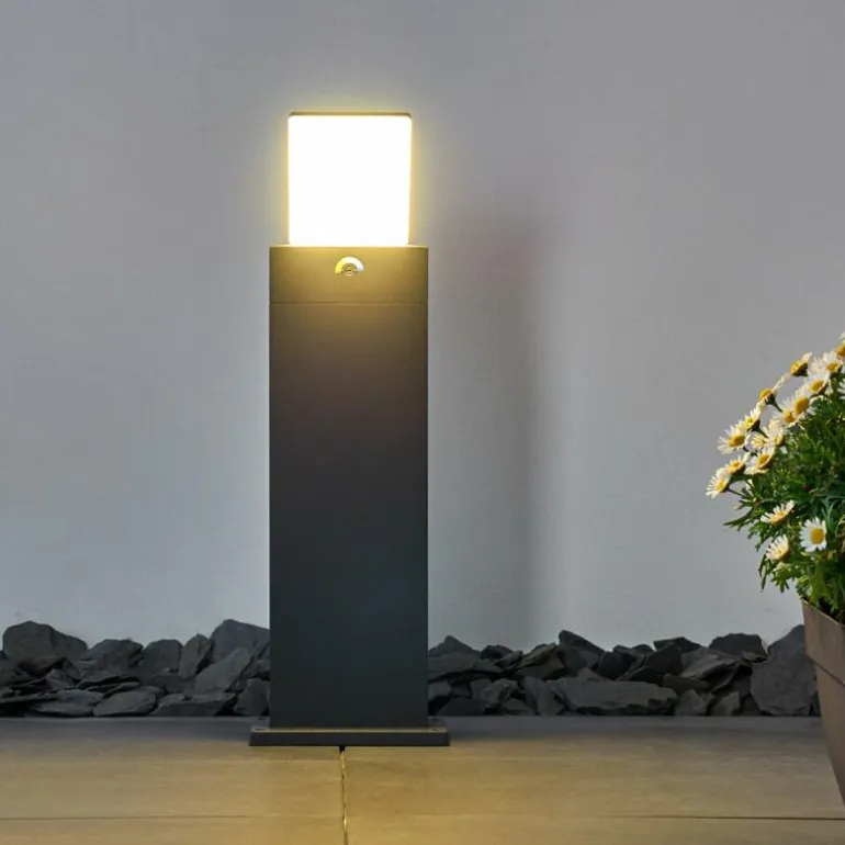 Borne lumineuse Heraklion LED Anthracite, 1 lumière