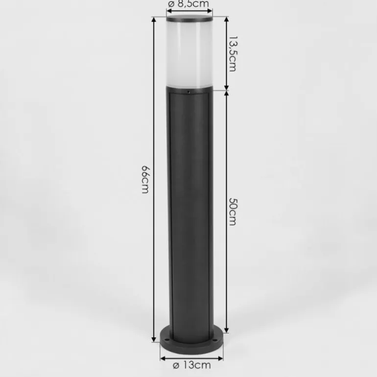 Borne lumineuse Home LED Anthracite, 1 lumière