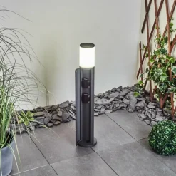 Borne lumineuse Home LED Anthracite, 1 lumière