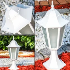 Borne lumineuse Hongkong Frost Blanc, 1 lumière
