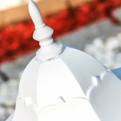 Borne lumineuse Hongkong Frost Blanc, 1 lumière