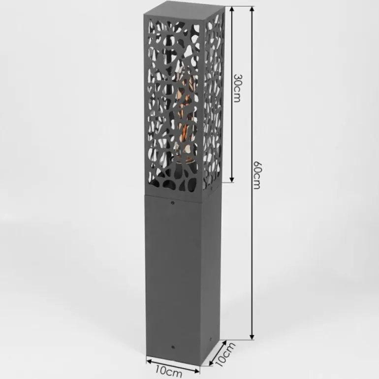 Borne lumineuse Innvoll Anthracite, 1 lumière
